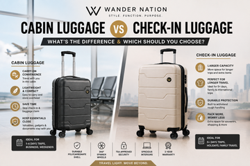 Cabin Luggage vs Check-In Luggage: What’s the Difference & Which Should You Choose?