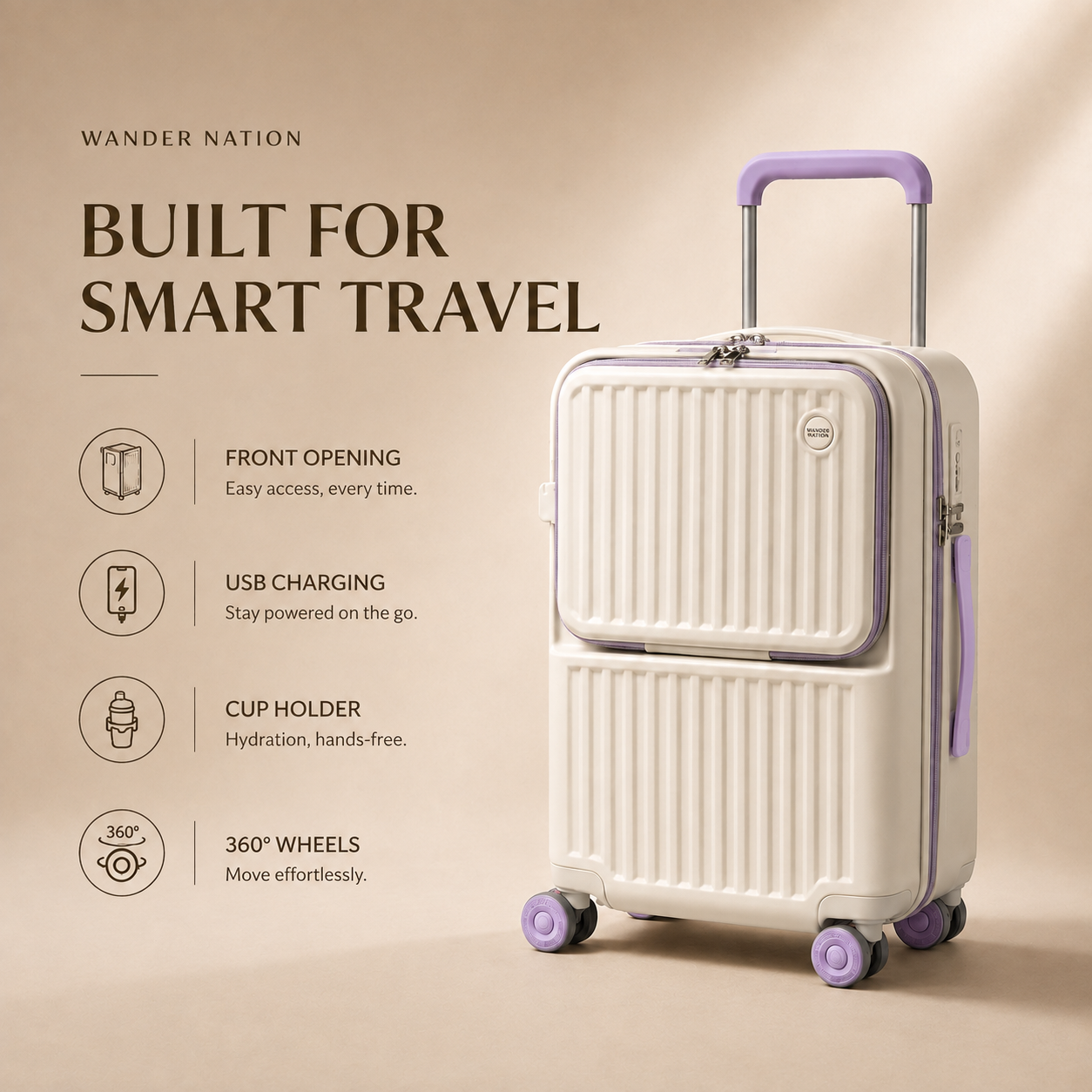Celestia Check-In Suitcase
